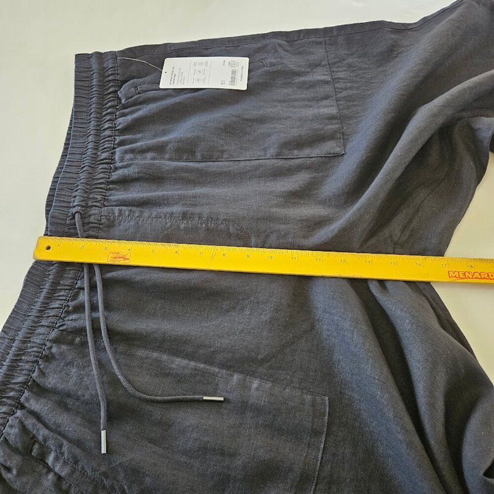 NWT Athleta Retreat Linen High Rise Wide Leg Pant Black 2X - Picture 11 of 12
